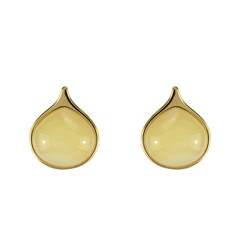 Baltic Amber Silver Earrings