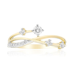 9K SI1 (G) Diamond Gold Ring
