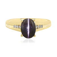 Cat´s Eye Sillimanite Silver Ring