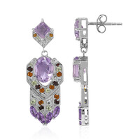 Amethyst Silver Earrings