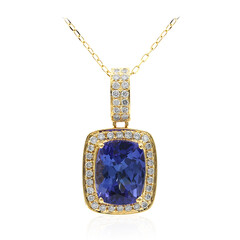 14K AAA Tanzanite Gold Necklace (CIRARI)