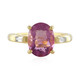 Pink Flouorite Silver Ring