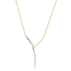 14K SI2 (H) Diamond Gold Necklace (CIRARI)