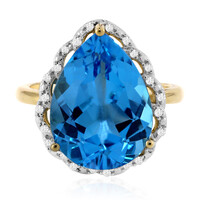 9K Marambaia Topaz Gold Ring (Tenner Diniz)
