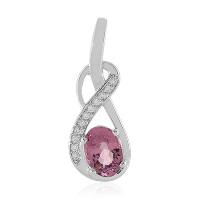 Purple Spinel Silver Pendant