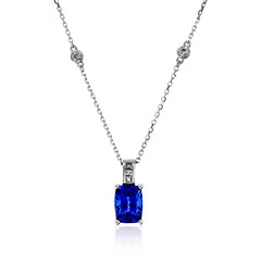 14K AAA Tanzanite Gold Necklace (CIRARI)