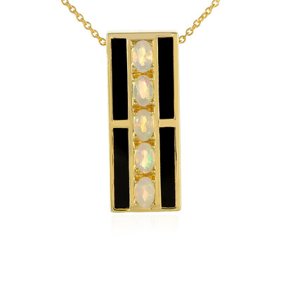 Welo Opal Silver Necklace