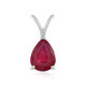 Bemainty Ruby Silver Pendant