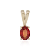 9K Tanzanian Ruby Gold Pendant