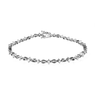 9K Flawless (F) Diamond Gold Bracelet (LUCENT DIAMONDS)