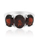 Mozambique Garnet Silver Ring