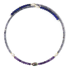 Black Freshwater Pearl Steel Choker (Riya)