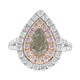 18K SI1 Green Diamond Gold Ring (CIRARI)