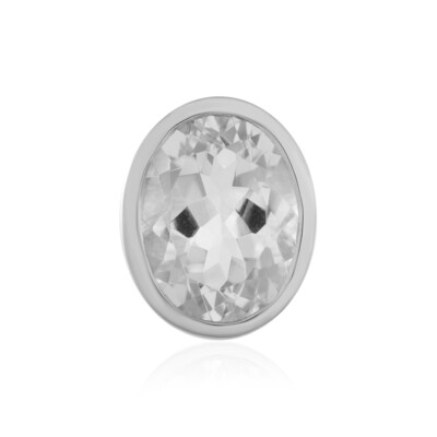 White Quartz Silver Pendant (MONOSONO COLLECTION)