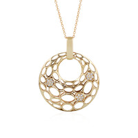 9K I1 (I) Diamond Gold Necklace (Ornaments by de Melo)