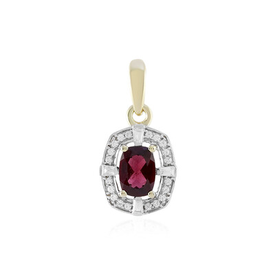 9K Rhodolite Gold Pendant (Adela Gold)