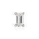 9K White Sapphire Gold Earrings (Adela Gold)