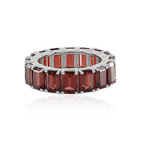 Mozambique Garnet Silver Ring