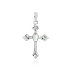 Welo Opal Silver Pendant