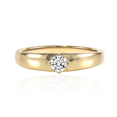 18K VS1 (F) Diamond Gold Ring (adamantes [!])