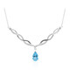 Swiss Blue Topaz Silver Necklace