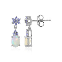 Welo Opal Silver Earrings