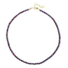 Mozambique Ruby Silver Necklace