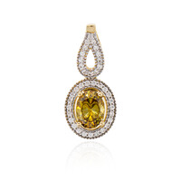 9K Sphalerite Gold Pendant
