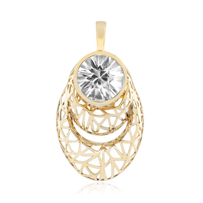 9K Zircon Gold Pendant (Ornaments by de Melo)