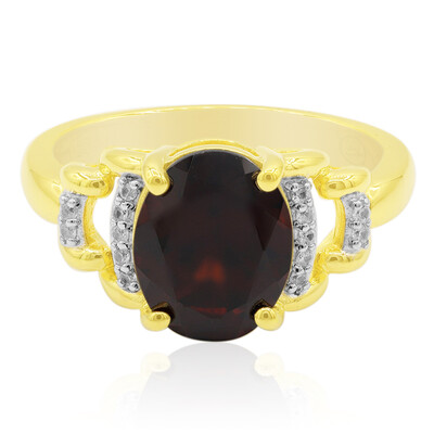 Mozambique Garnet Silver Ring (Remy Rotenier)