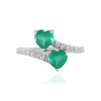 Green Onyx Silver Ring