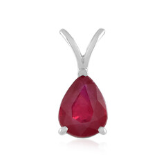 Bemainty Ruby Silver Pendant