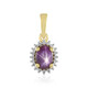 Star Ruby Silver Pendant