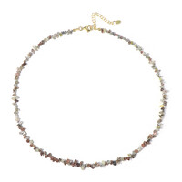 Fancy Diamond Silver Necklace