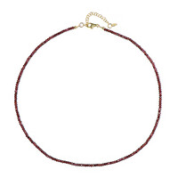 Indian Garnet Silver Necklace