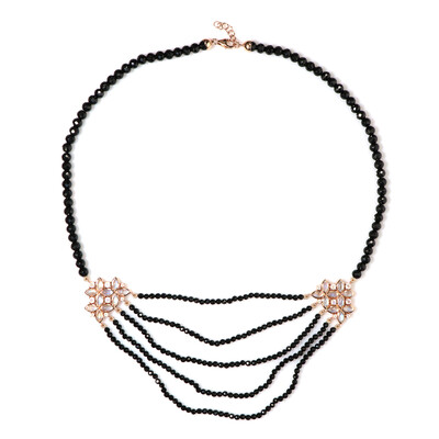 Rainbow Moonstone Silver Necklace (KM by Juwelo)
