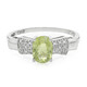 Cuprian Tourmaline Silver Ring