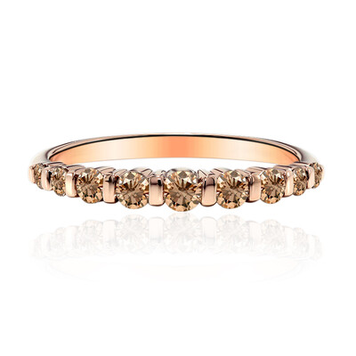 14K SI1 Argyle Rose De France Diamond Gold Ring (Annette)