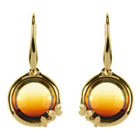 Baltic Amber Silver Earrings