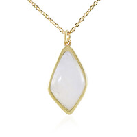Rainbow Moonstone Silver Necklace