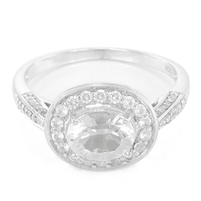 Petalite Silver Ring