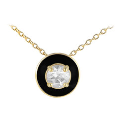 White Topaz Silver Necklace