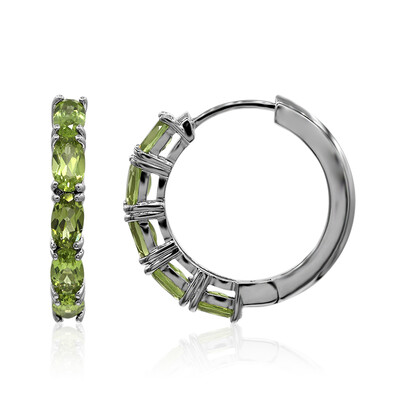 Peridot Silver Earrings