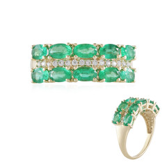 9K Ethiopian Emerald Gold Ring