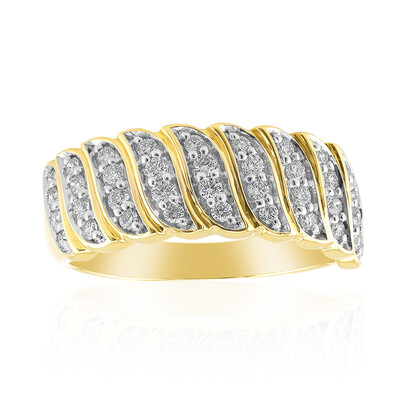 14K VVS1 (G) Diamond Gold Ring (Annette)