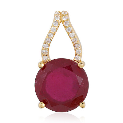Madagascar Ruby Silver Pendant