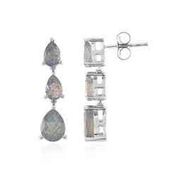 Labradorite Silver Earrings