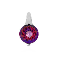 Purple Mystic Topaz Silver Pendant