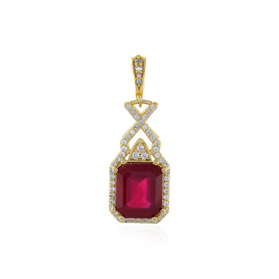 Madagascar Ruby Silver Pendant