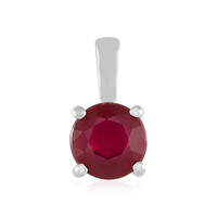 Bemainty Ruby Silver Pendant